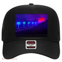 Retro 80s Vaporwave  Hat thumb 0