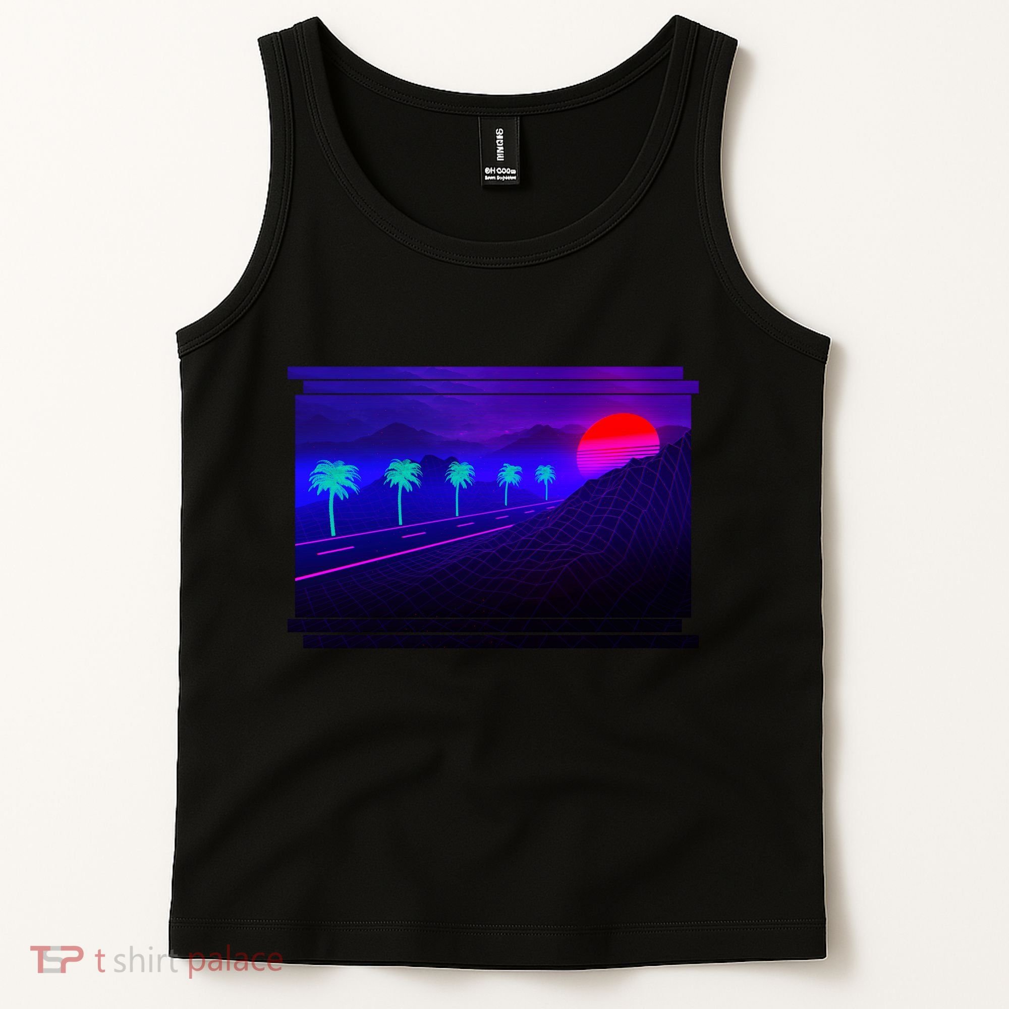 Retro 80s Vaporwave  Tank Top