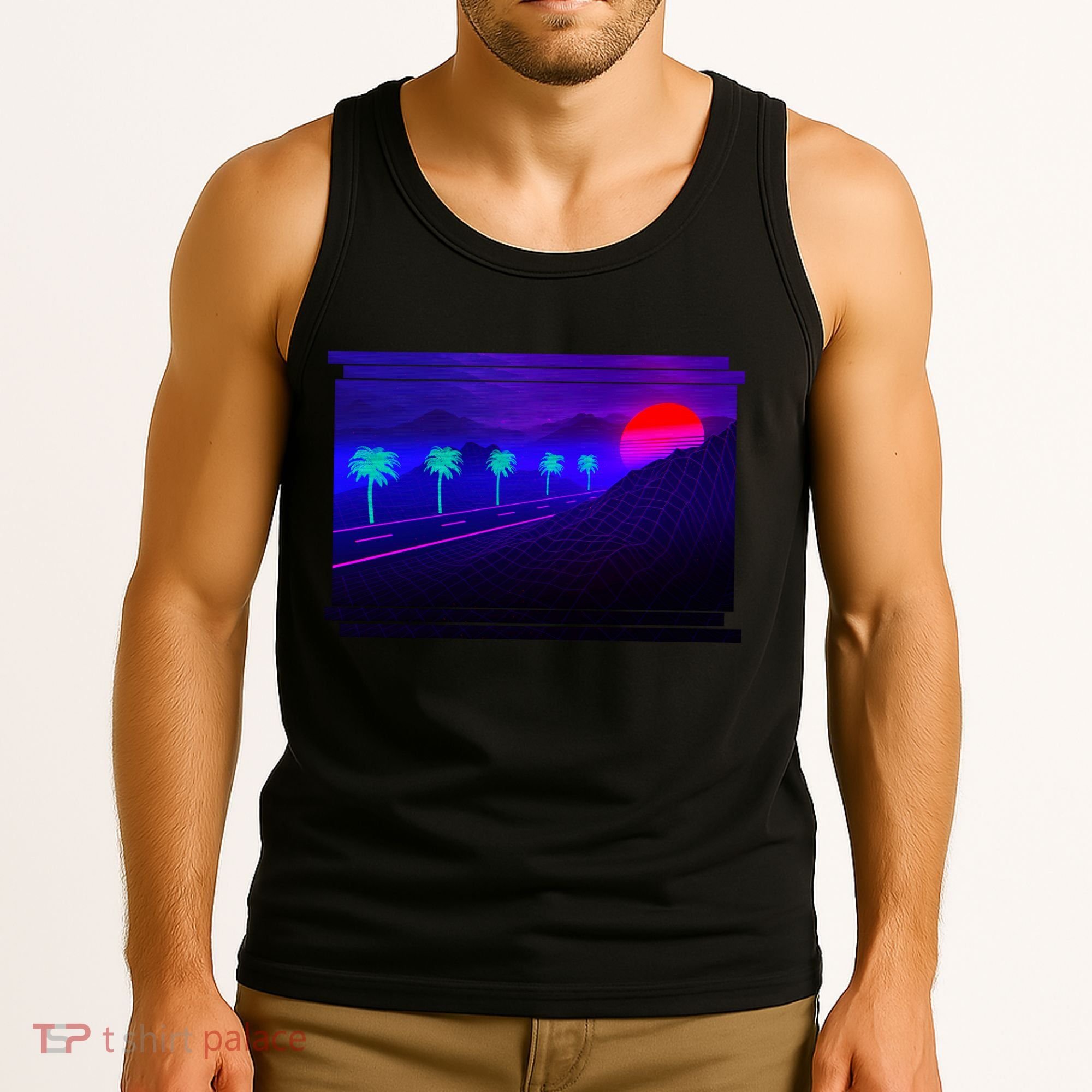 Retro 80s Vaporwave  Tank Top
