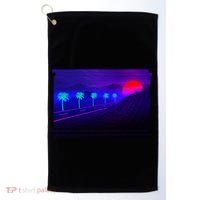 Retro 80s Vaporwave  Golf Towel thumb 0