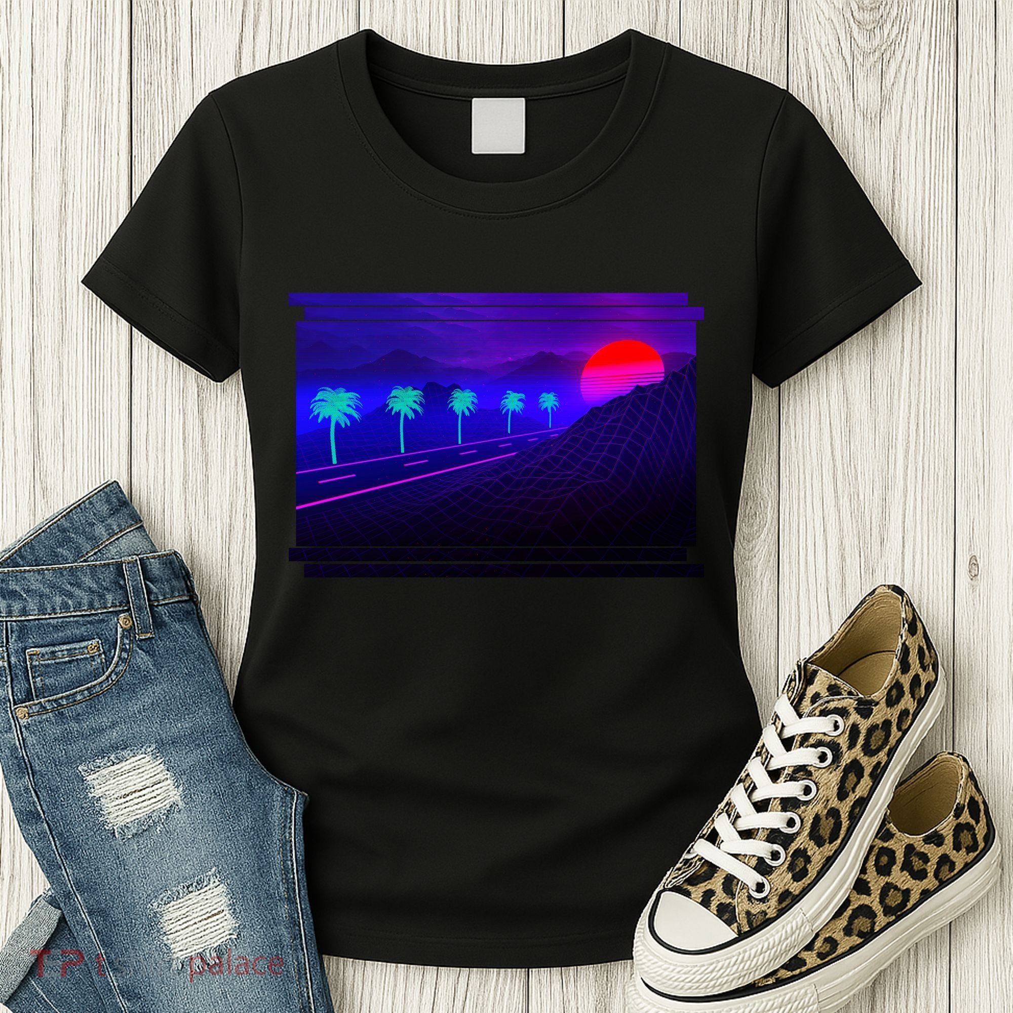 Retro 80s Vaporwave  Women's T-Shirt