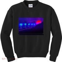 Retro 80s Vaporwave  Kids Sweatshirt thumb 0