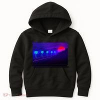 Retro 80s Vaporwave  Kids Hoodie thumb 0