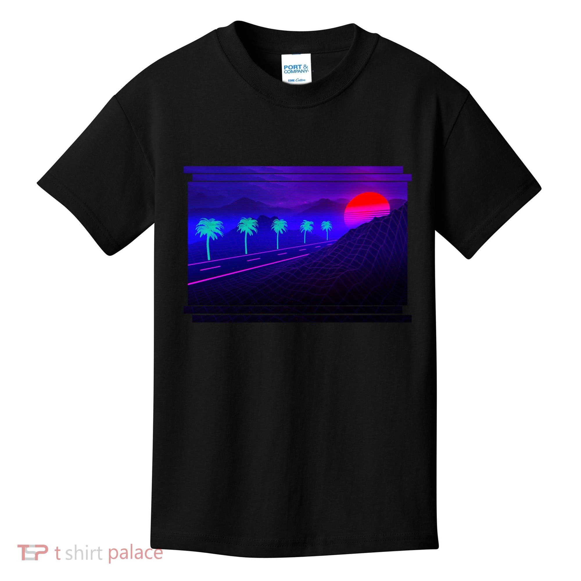 Retro 80s Vaporwave  Kids T-Shirt