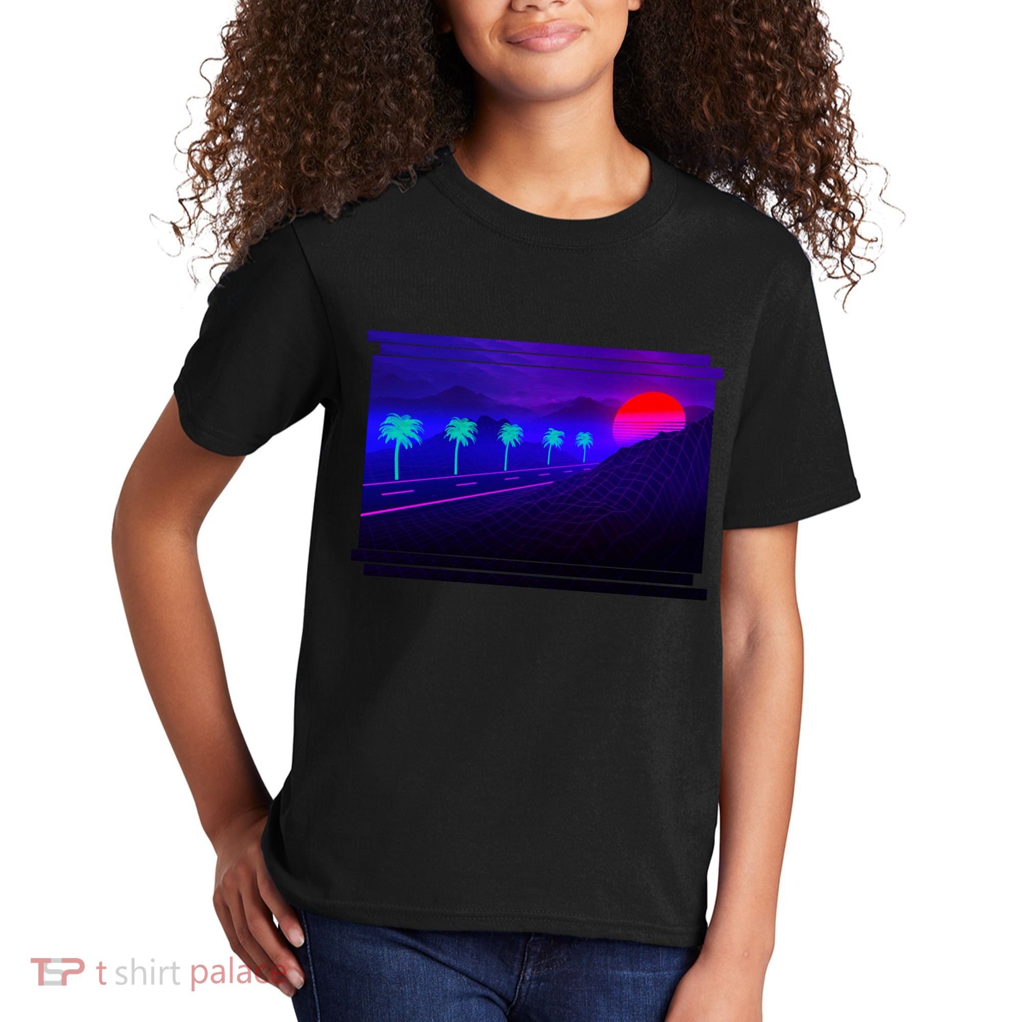 Retro 80s Vaporwave  Kids T-Shirt