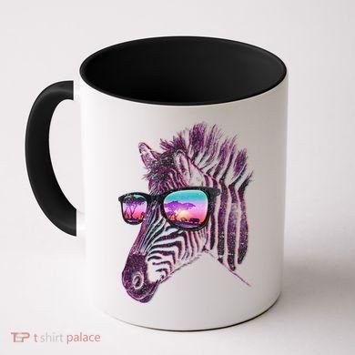 Retro 80s Zebra Shade Coffee Mug