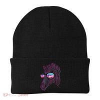 Retro 80s Zebra Shade Beanie thumb 0