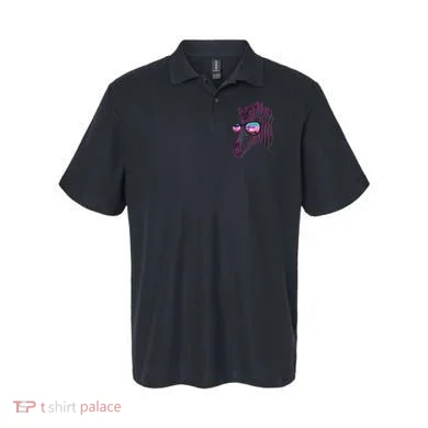 Retro 80s Zebra Shade Polo