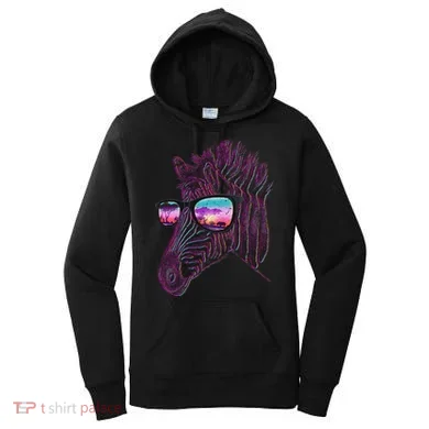 Retro 80s Zebra Shade Women's Hoodie