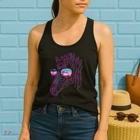 Retro 80s Zebra Shade Women's Tank Top thumb 2
