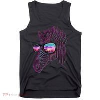 Retro 80s Zebra Shade Tank Top thumb 0