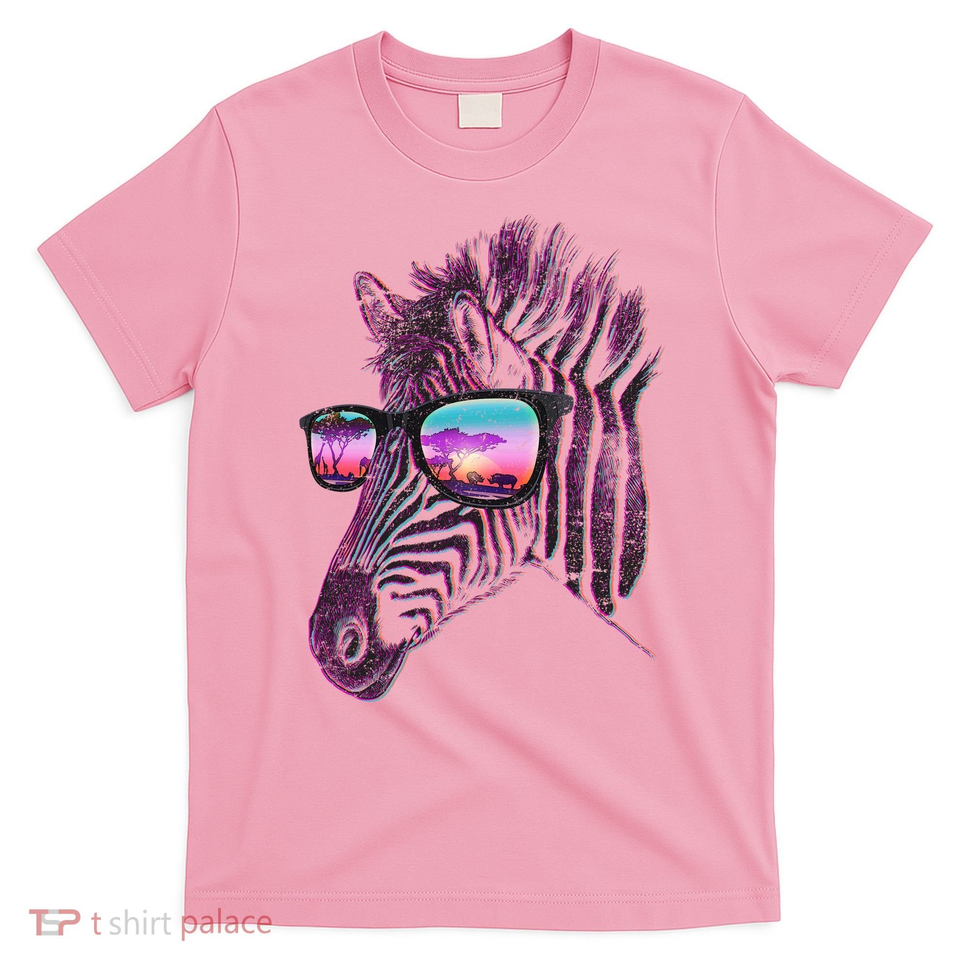 Retro 80s Zebra Shade T-Shirt
