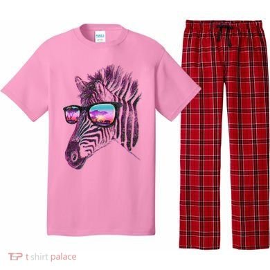Retro 80s Zebra Shade Pajama Set