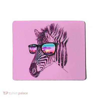 Retro 80s Zebra Shade Mousepad