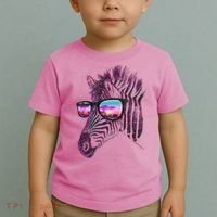 Retro 80s Zebra Shade Toddler T-Shirt thumb 2