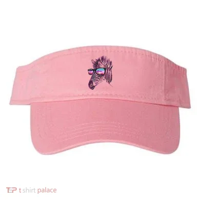 Retro 80s Zebra Shade Visor