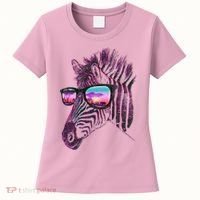 Retro 80s Zebra Shade Women's T-Shirt thumb 0