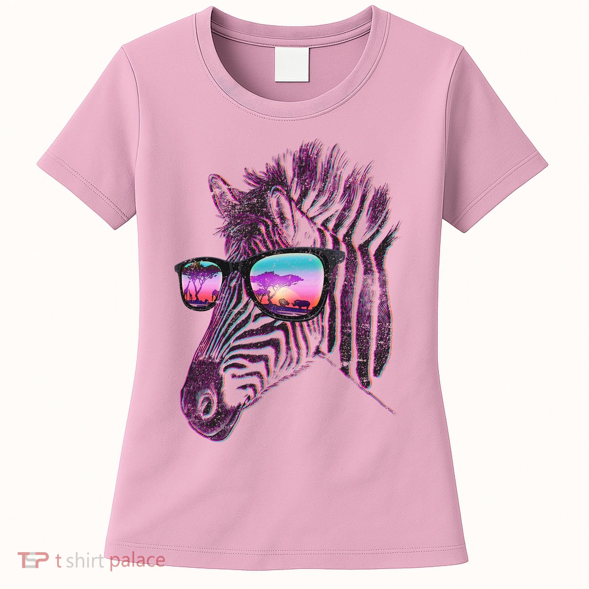 Retro 80s Zebra Shade Women's T-Shirt