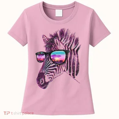 Retro 80s Zebra Shade Women's T-Shirt