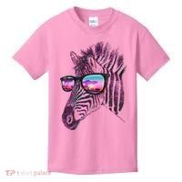 Retro 80s Zebra Shade Kids T-Shirt thumb 0