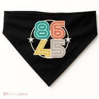 Retro 86 45 Impeach Trump USA-Made Doggie Bandana thumb 0