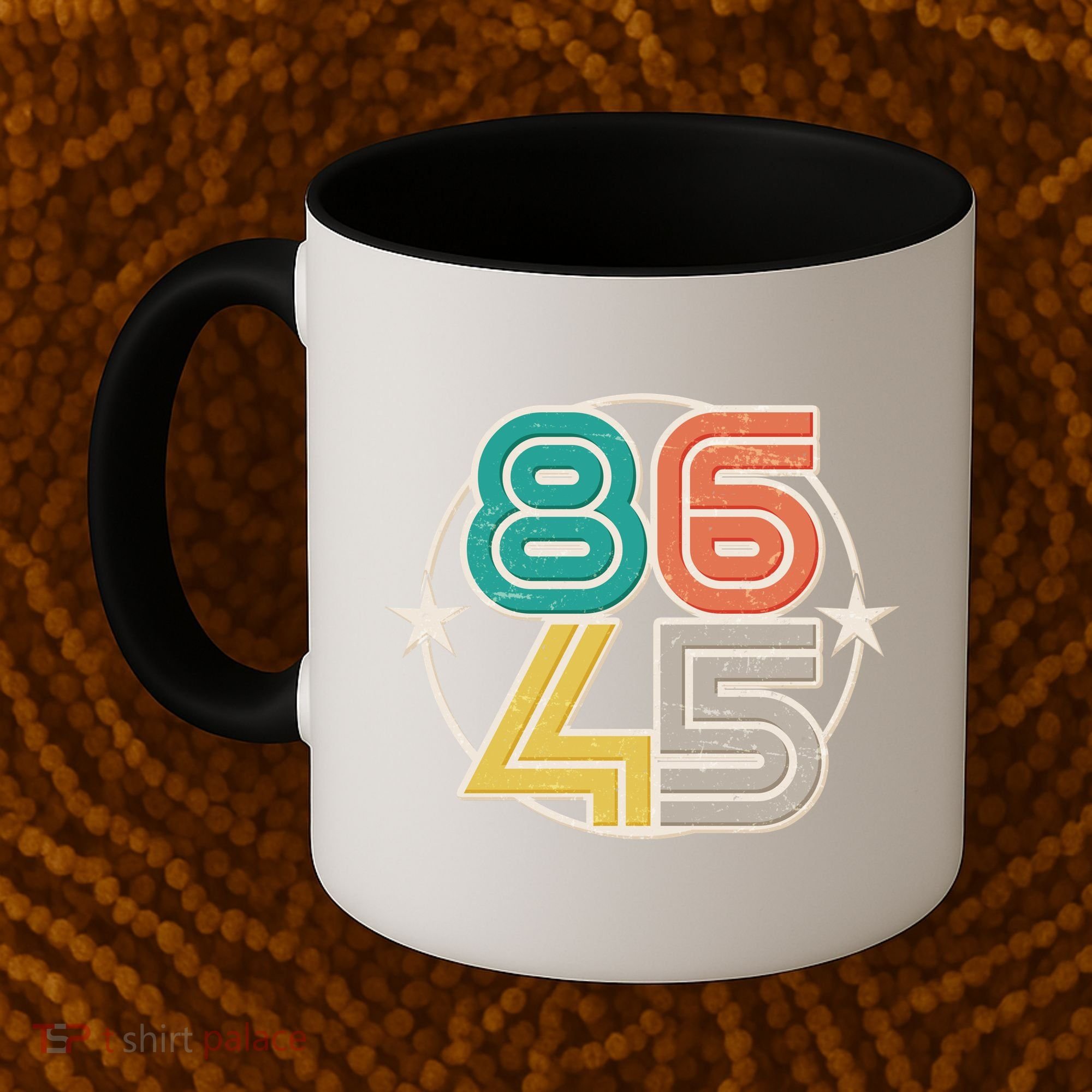 Retro 86 45 Impeach Trump Coffee Mug