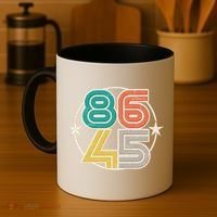 Retro 86 45 Impeach Trump Coffee Mug thumb 4