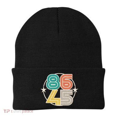 Retro 86 45 Impeach Trump Beanie