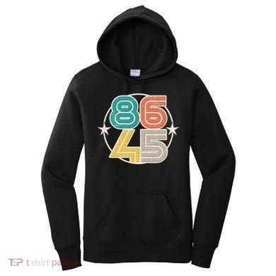 Retro 86 45 Impeach Trump Women's Hoodie