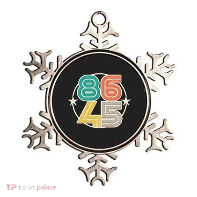 Retro 86 45 Impeach Trump Ornament
