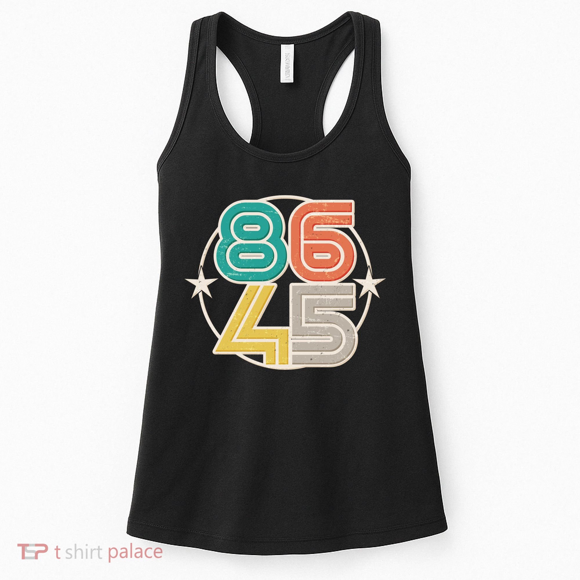 Retro 86 45 Impeach Trump Women's Tank Top