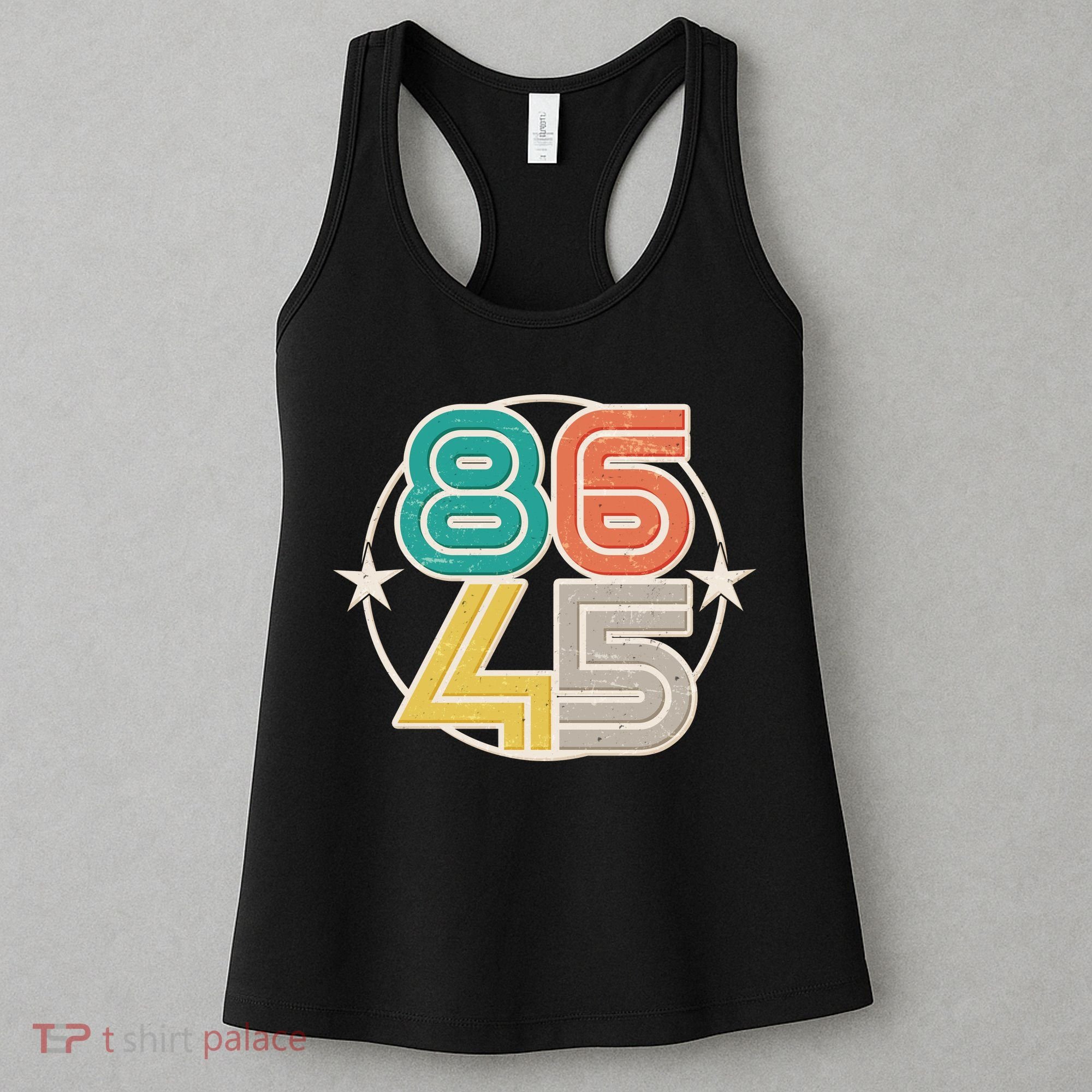 Retro 86 45 Impeach Trump Women's Tank Top