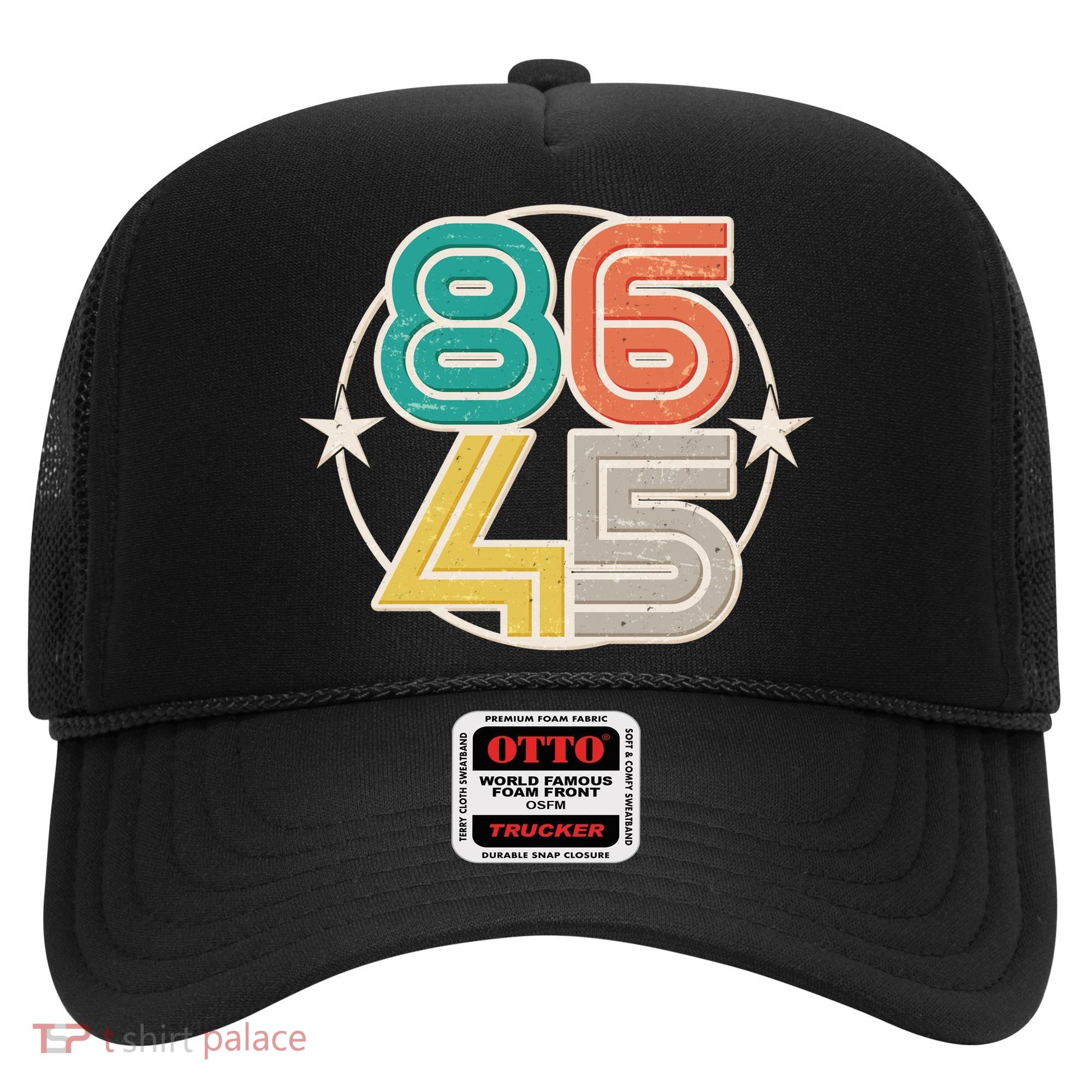 Retro 86 45 Impeach Trump Hat