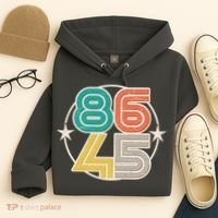 Retro 86 45 Impeach Trump Hoodie thumb 4