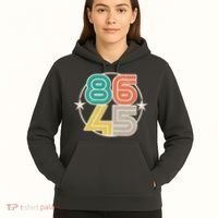Retro 86 45 Impeach Trump Hoodie thumb 5