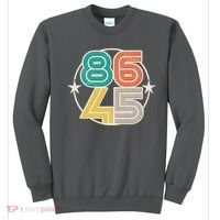 Retro 86 45 Impeach Trump Sweatshirt thumb 0