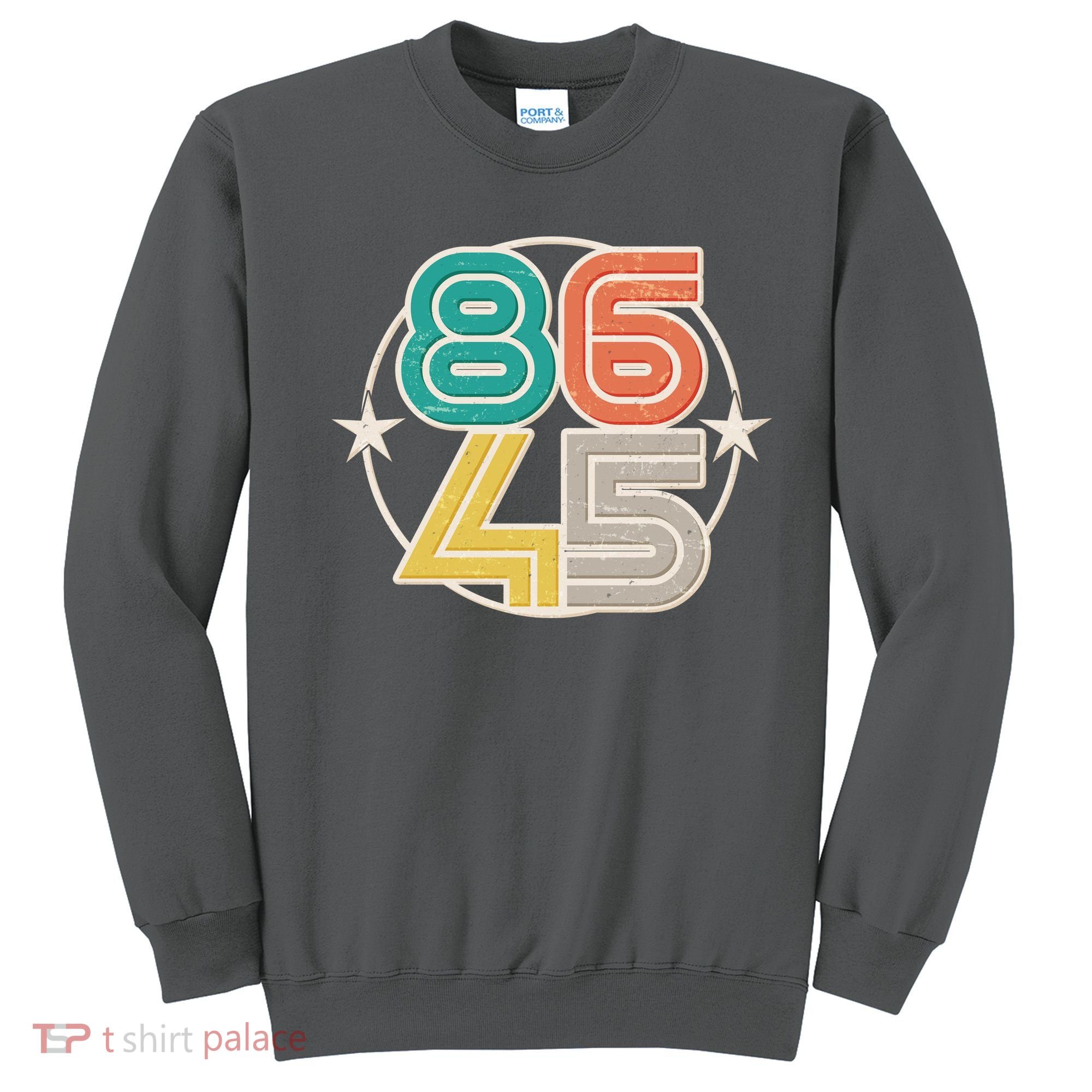 Retro 86 45 Impeach Trump Sweatshirt