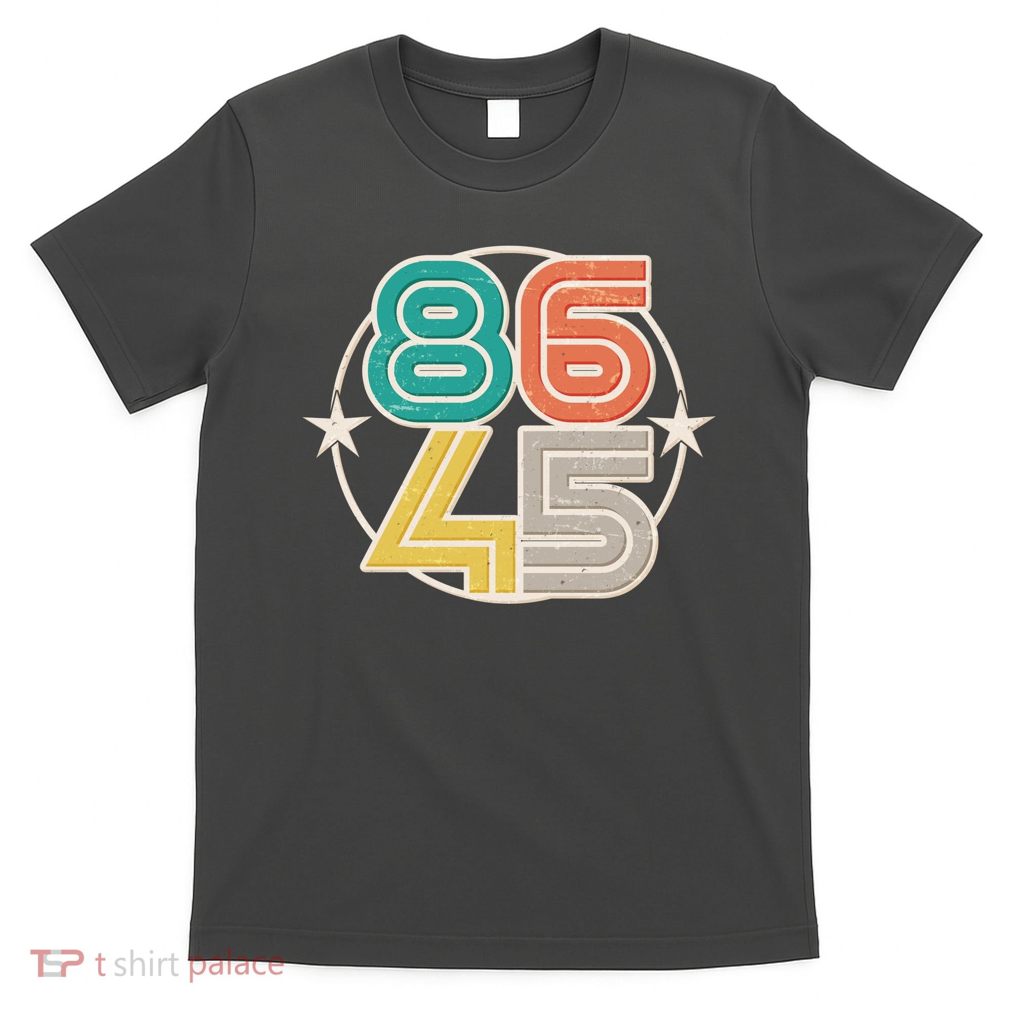 Retro 86 45 Impeach Trump T-Shirt