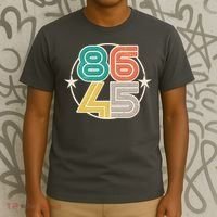 Retro 86 45 Impeach Trump T-Shirt thumb 3