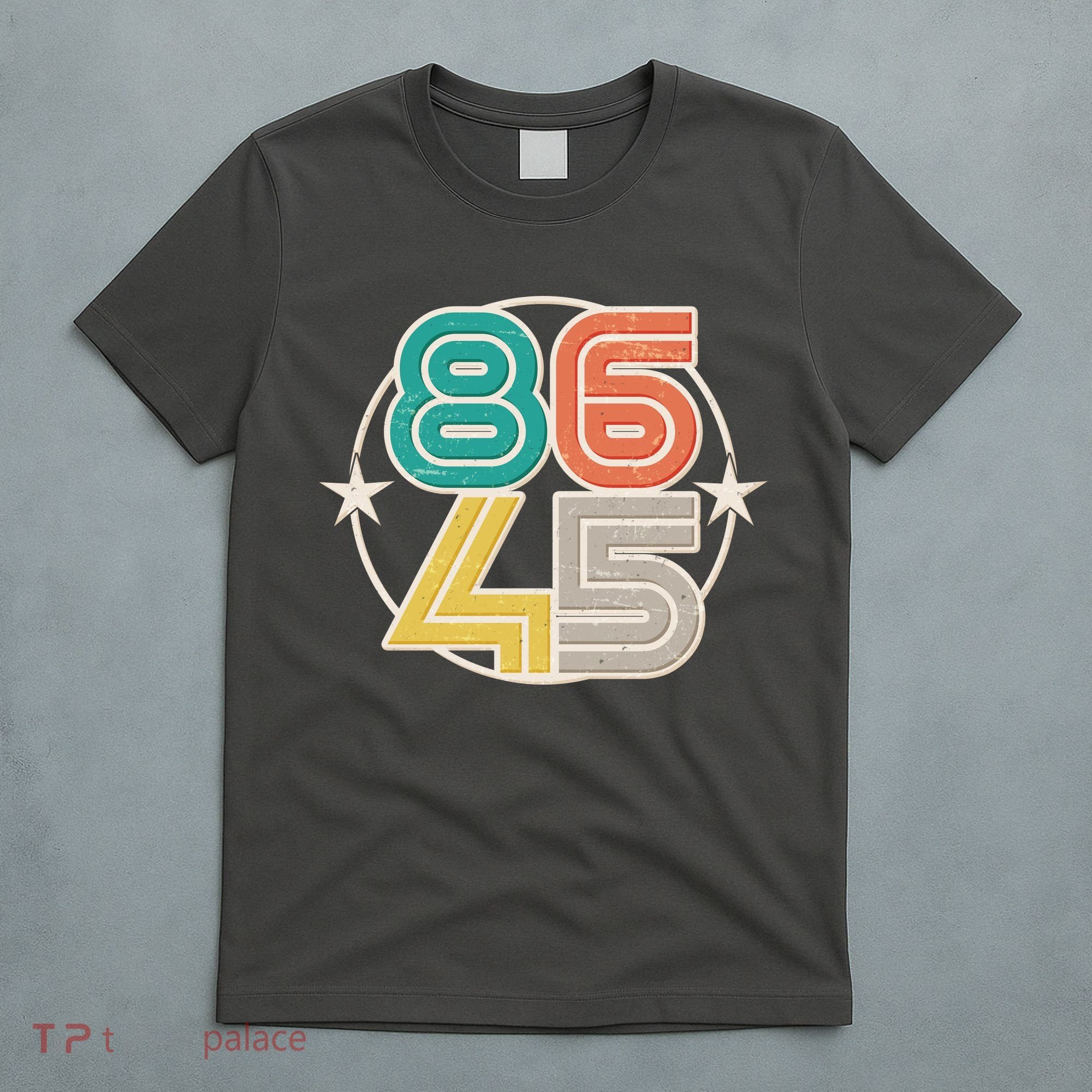 Retro 86 45 Impeach Trump T-Shirt