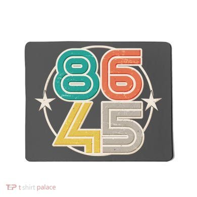 Retro 86 45 Impeach Trump Mousepad