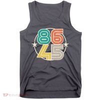 Retro 86 45 Impeach Trump Tank Top thumb 0