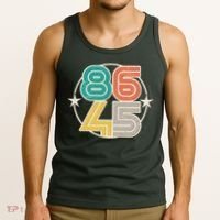 Retro 86 45 Impeach Trump Tank Top thumb 3