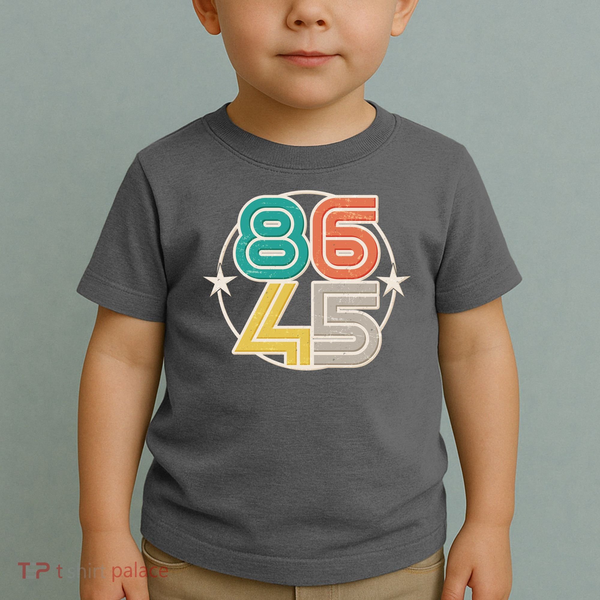 Retro 86 45 Impeach Trump Toddler T-Shirt