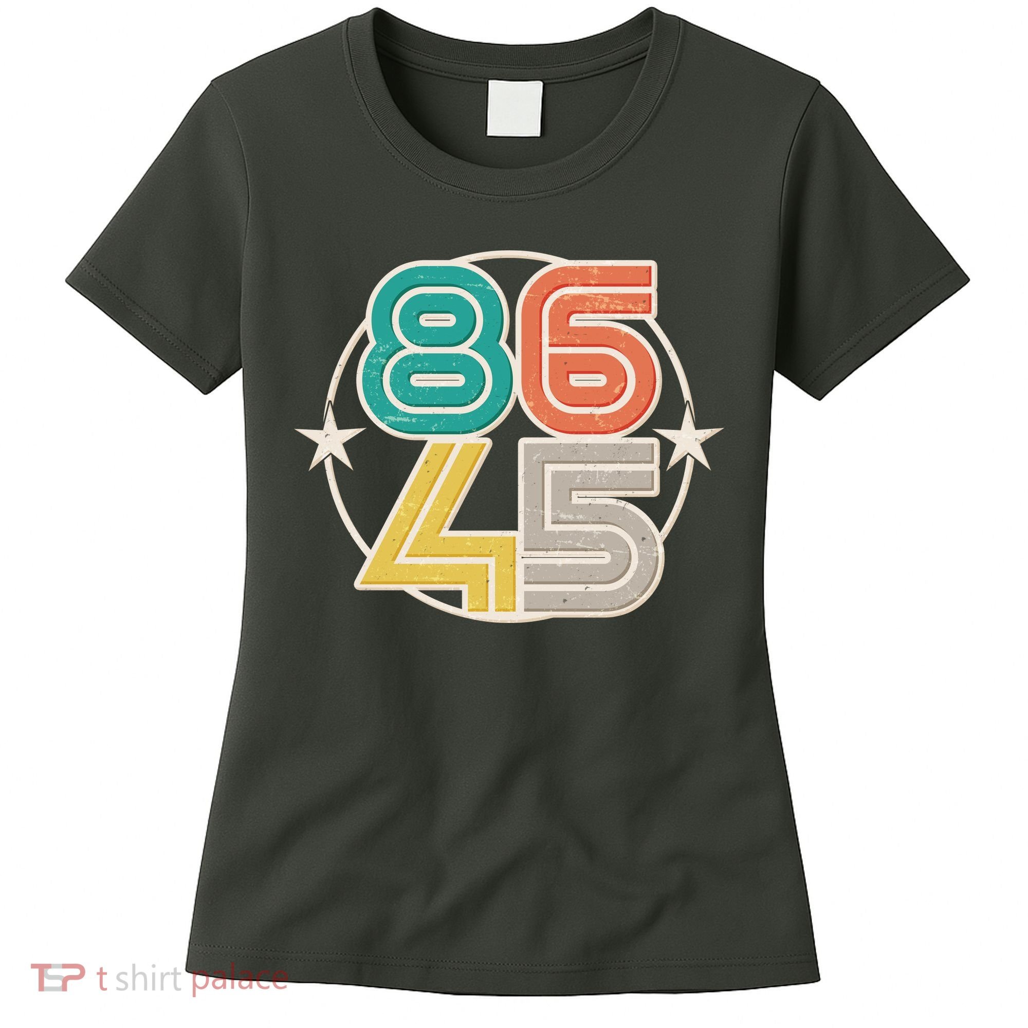Retro 86 45 Impeach Trump Women's T-Shirt