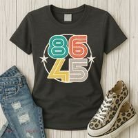 Retro 86 45 Impeach Trump Women's T-Shirt thumb 3