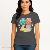 Retro 86 45 Impeach Trump Women's T-Shirt thumb 4