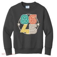 Retro 86 45 Impeach Trump Kids Sweatshirt thumb 0