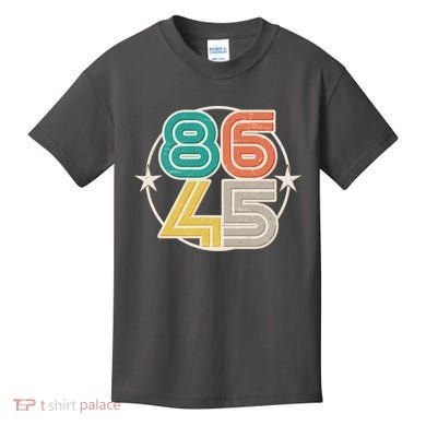 Retro 86 45 Impeach Trump Kids T-Shirt