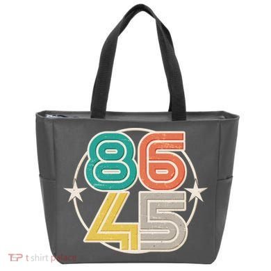 Retro 86 45 Impeach Trump Tote Bag